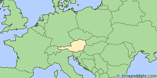 Location of Vienna