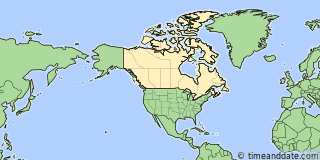 Location of Edmonton
