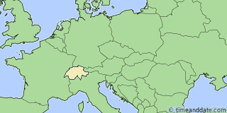 Location of Zürich