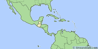 Location of Guatemala City