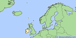 Location of Dublin