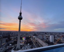 Berlin TV tower Dec 2023