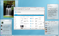 KDE 4.3's social desktop and other online services.