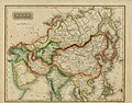 1825 map of Asia by Sidney Edwards Morse