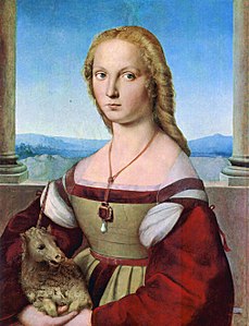 Raphael's Young Woman with Unicorn, c. 1506