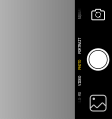 Image 37This layout of the camera viewfinder was first introduced by Apple with iOS 7 in 2013. Towards the late 2010s, several other smartphone vendors have ditched their layouts and implemented variations of this layout. (from Smartphone)
