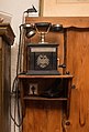 Image 25Historical telephone with the German imperial eagle and the heraldic shield of the House of Hohenzollern dynasty; Vollmer's Mill, Seebach, Baden-Württemberg, Germany