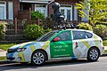 Google Maps car and camera used for collecting Street View data in Steveston, Canada