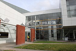 The Computer History Museum's front entrance.