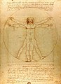 Image 24Vitruvian Man by Leonardo da Vinci epitomizes the advances in art and science seen during the Renaissance. (from History of Earth)