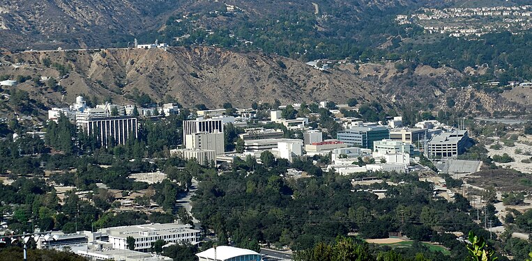A 2015 photo of JPL from above