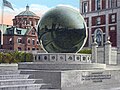 The Columbia University sundial uses a 16-ton granite sphere as its gnomon