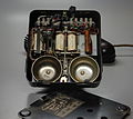 Image 22Rotary dial telephone, probably from Belgium; the circuit diagram inside is in Dutch and French
