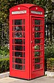 Image 23An example of a K6, the most common red telephone box model, photographed in London in 2012