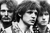 The band Cream, with Eric Clapton (right)