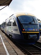 A Siemens Desiro train in operation