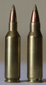 .17 Remington Fireball next to its parent case, the .221 Remington Fireball.