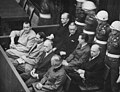 Image 13The defendants sitting in the dock during the Nuremberg Trials