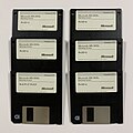 Japanese MS-DOS 6.2/V floppy disks