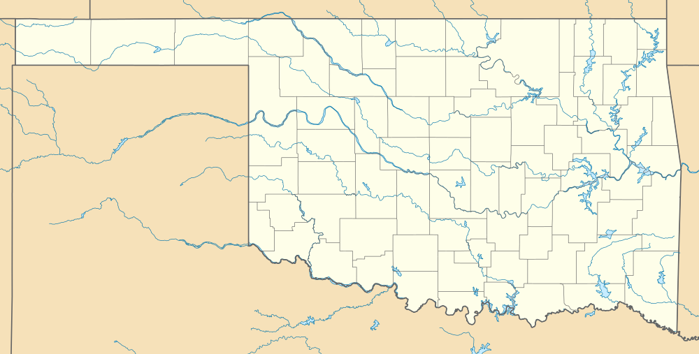Oklahoma is located in Oklahoma