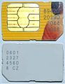 Image 17Typical mobile phone mini-SIM card (from Mobile phone)