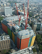 Central Saint Giles under construction in 2009