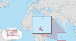 Location of British Indian Ocean Territory
