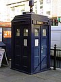 Image 7A police box outside Earl's Court tube station in London, built in 1996 and based on the 1929 Gilbert Mackenzie Trench design