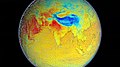 Image 63During summer, warm continental masses draw moist air from the Indian Ocean hence producing heavy rainfall. The process is reversed during winter, resulting in dry conditions. (from Indian Ocean)