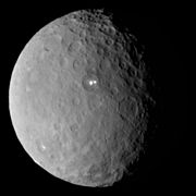 Dwarf planet Ceres image by Dawn, 2015