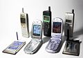 Image 41Personal Handy-phone System mobiles and modems, 1997–2003 (from Mobile phone)