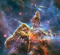 Carina Nebula by Hubble Space Telescope, 2010
