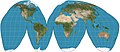 Image 9The Goode homolosine projection is a pseudocylindrical, equal-area, composite map projection used for world maps.