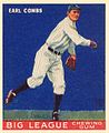 Earle Combs, MLB Hall of Fame, New York Yankees