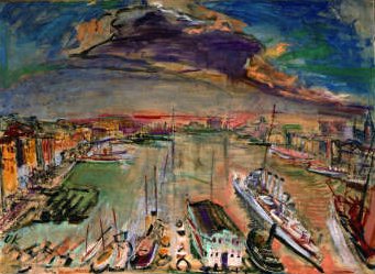 File:'The Port of Marseille', painting by Oskar Kokoschka, 1925, Musée Cantini de Marseille.jpg