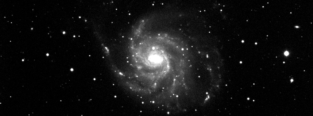 The Pinwheel Galaxy (M101), picture taken at Humain, Belgium.