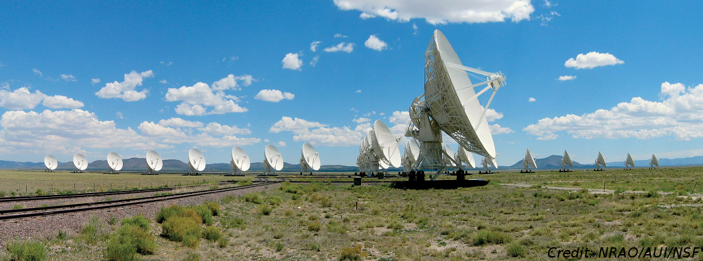 The Very Large Array in New Mexico; Credit: NRAO/AUI/NSF