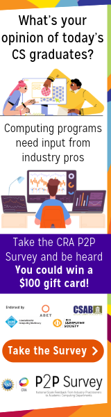Computing Research Association (CRA) Practitioner to Professor (P2P) Survey