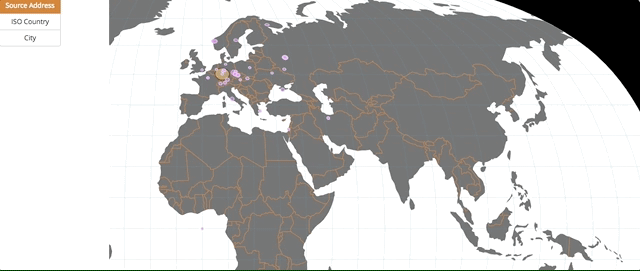 DNS Analytics Map