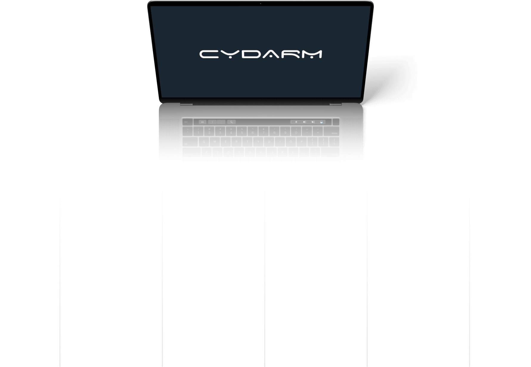 laptop with Cydarm logo on it