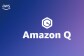 An image with the Amazon Q logo and the AWS logo.