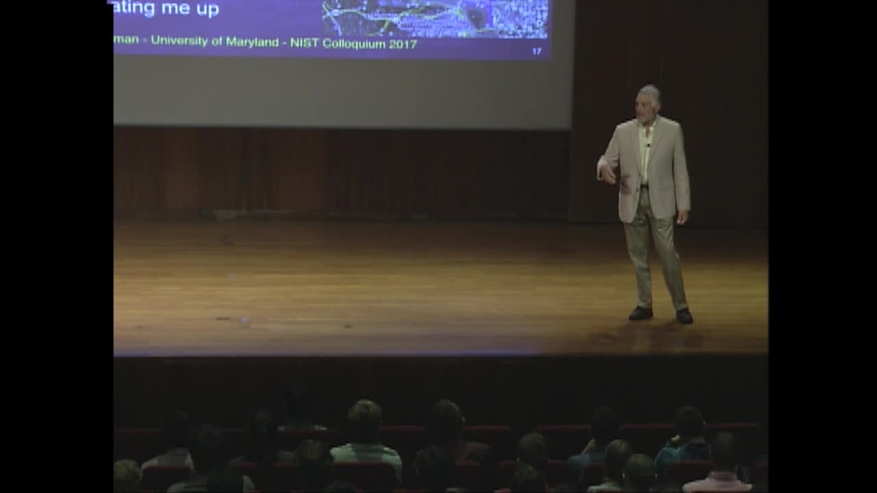NIST Colloquium: Physics for Decision Makers by Jordan Goodman, University of Maryland