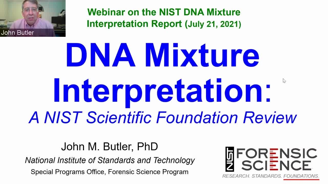 Public Comment Period for NIST Foundation Review on DNA Mixture Interpretation