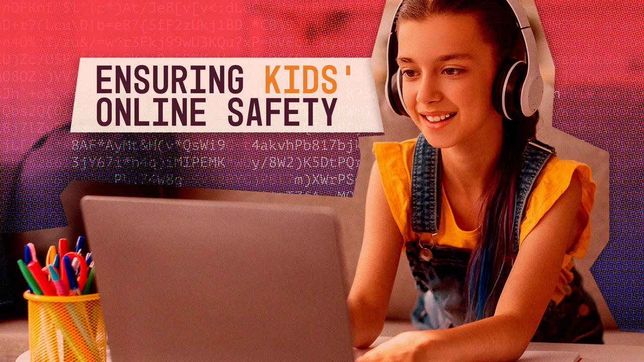 How can parents encourage their children to use online technology safely and privately?