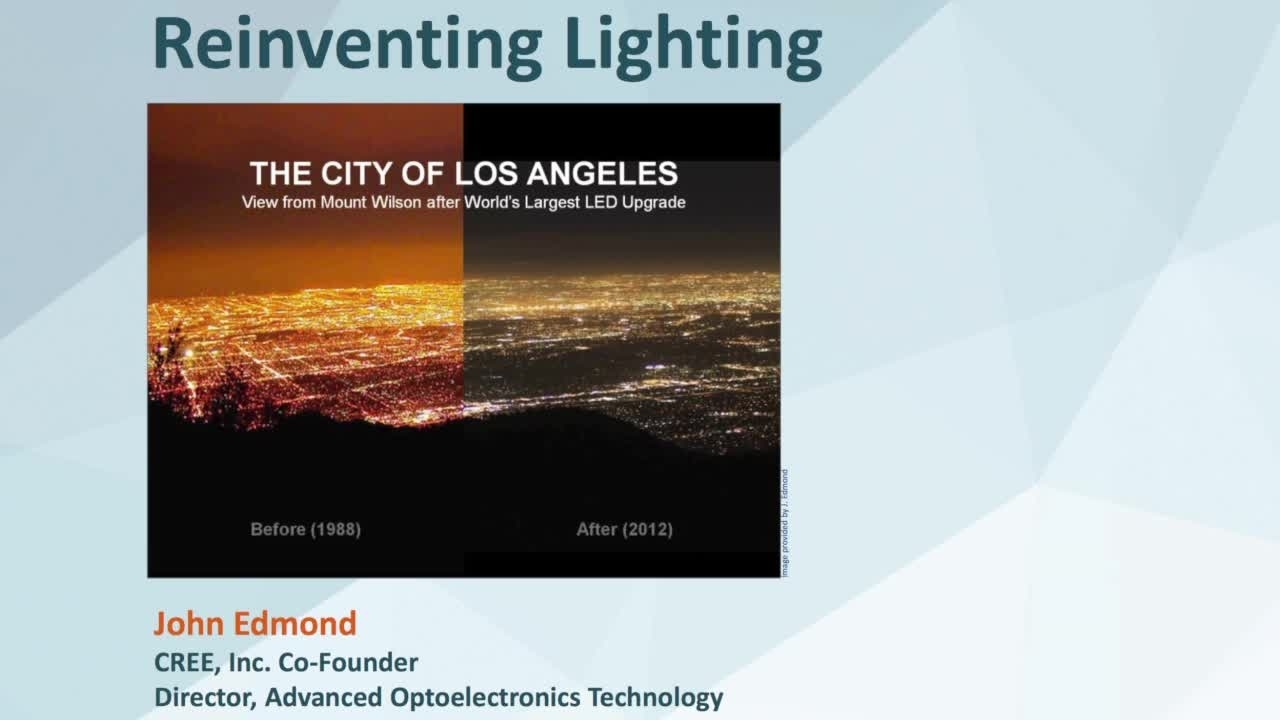 NIST Colloquium Series -  Reinventing Lighting - John Edmond