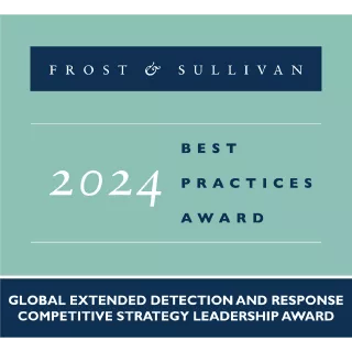 Award Badge - 2024 - Frost & Sullivan Global XDR Competitive Strategy