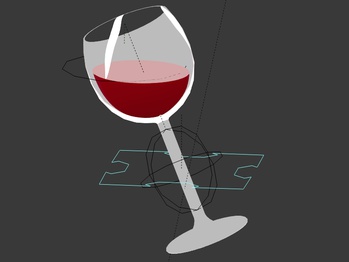 Open GL wine glass rig