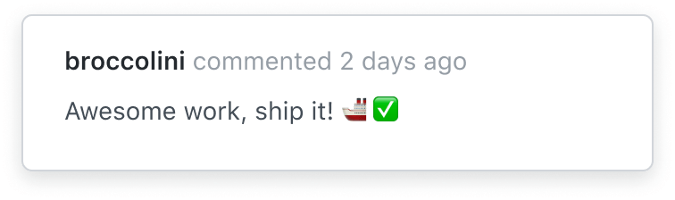broccolini commented 2 days ago: Awesome work, ship it! 🚢✅