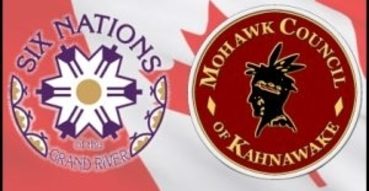 Logos for tribal gaming communities in Canada