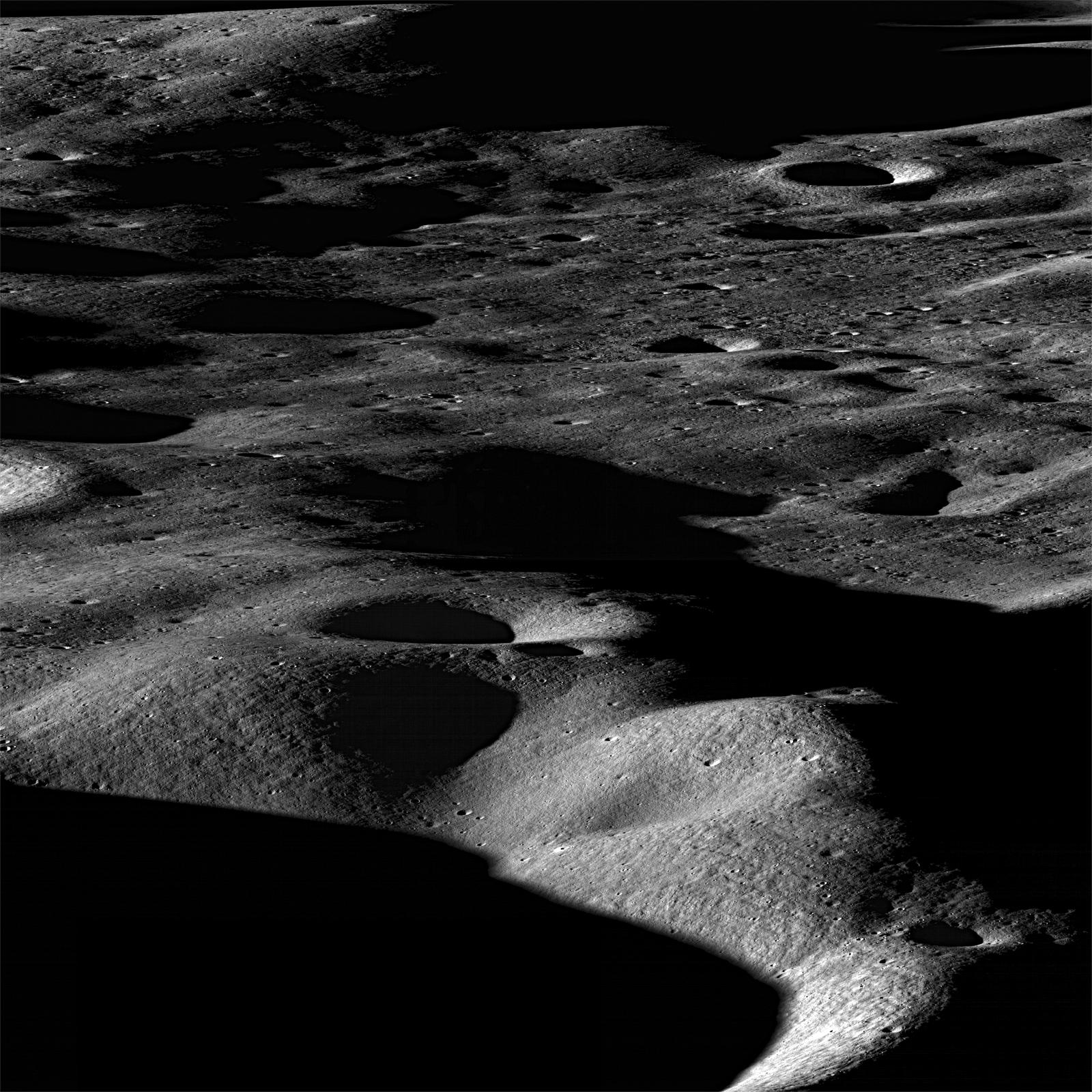 Most mountains on the Earth are formed as plates collide and the crust buckles. Not so for the Moon, where mountains are formed as a result of impacts as seen by NASA Lunar Reconnaissance Orbiter.